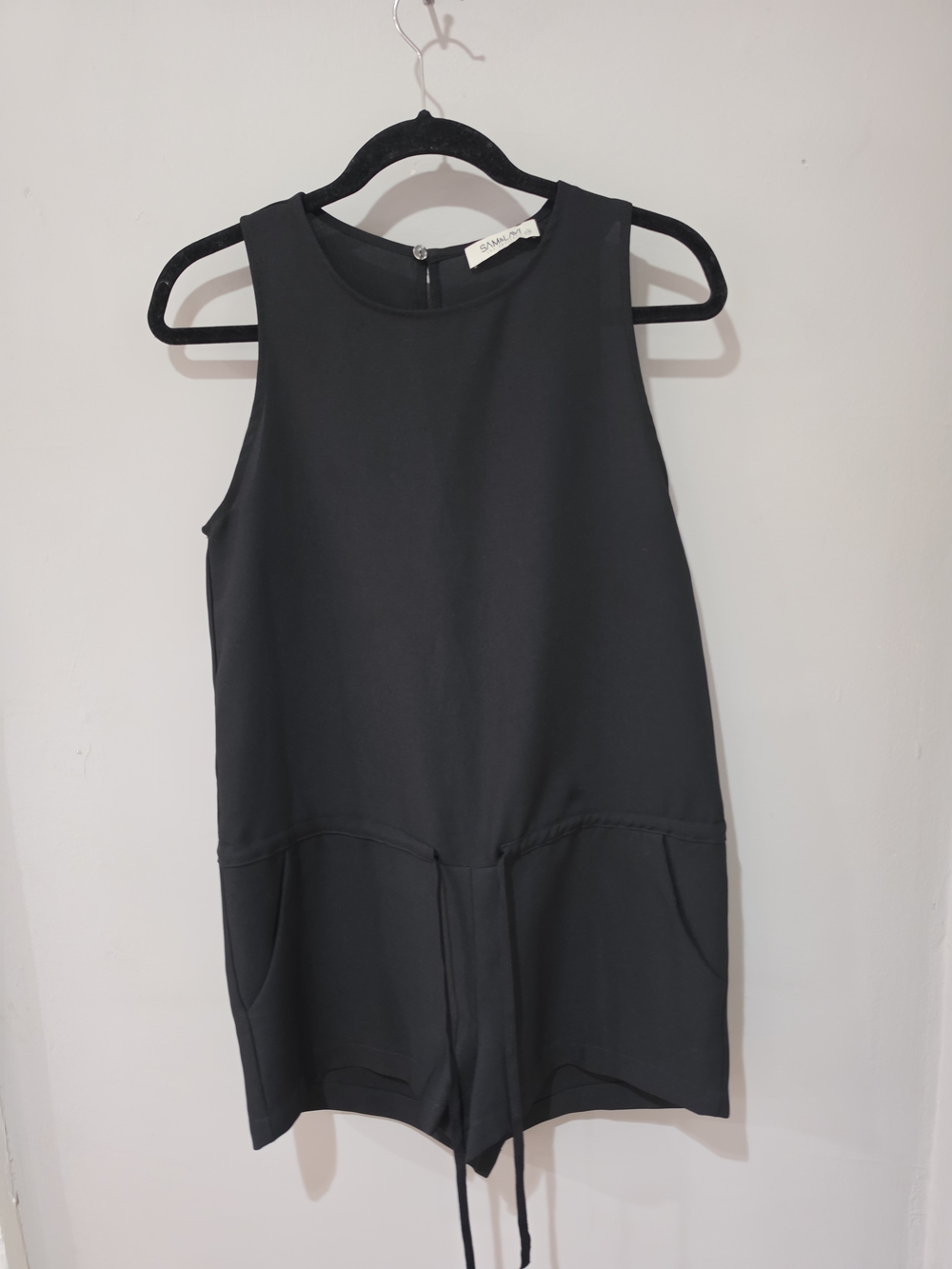 Sam & Lavi Black Sleeveless Romper